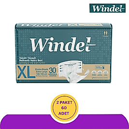 Windelhosen Belbantlı Yetişkin Hasta Bezi Extra Büyük (XL) - 60 Adet (30x2)