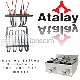 Endüstriyel Atalay Fritöz Rezistans 7,5 KW 60 Lık Seri Model