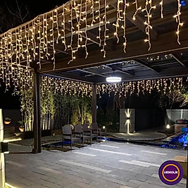 3,5 X 1 METRE 320 LEDLİ FLAŞLI LED PERDE YILBAŞI SÜSÜ