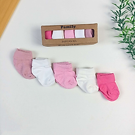5 Parça Organic Yeni Doğan Çorap Seti