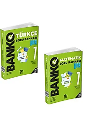 7. Sınıf Banko Türkçe + Matematik Soru Bankası (2 Kitap)