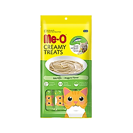 Me-O Creamy Mavi Yüzgeçli Orkinoslu Kedi Ödülü (4 x 15 g)