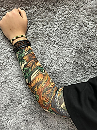 Giyilebilir Desenli Kol Dövmesi 3D Baskılı Tattoo