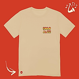 Solo Jazz - Bej Oversize T-Shirt