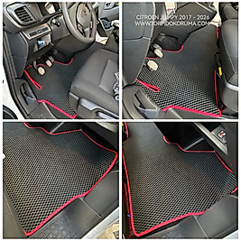 Citroen Jumpy 2017 - 2025 Kasa Akıllı Premium Eva Oto Paspas (Aksesuarlar Fiyata Dahil Değildir)