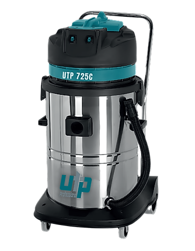 ENDÜSTRİYEL TİP ÇİFT MOTORLU ELEKTRİKLİ SÜPÜRGE - PASLANMAZ GÖVDE - 72 LT ( KDV DAHİL )