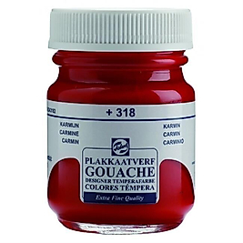 Talens Guaj Boya 50 ML 318 - Carmin