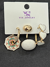 Üçlü xuping küpe set