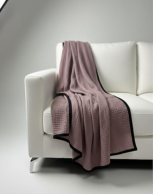 Müslin Biyeli Şal Gül Kurusu