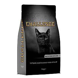 Challenge yetişkin kuzu etli kedi maması 1 kg