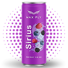 Max Fly Enerji İçeceği Sirius 250 mL 24 lü