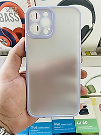 iPhone 12 Pro Max Kamera Lens Korumalı Mat Telefon Kılıfı