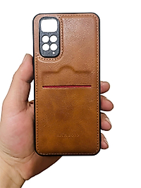 Redmi Note 11 Pro - Note 12 Pro 4G Kartlıklı Deri Telefon Kılıfı
