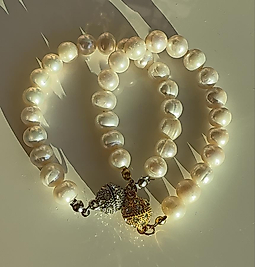 World Pearl Silver Bracelet | Bileklik