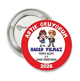 ARTIK OKUYORUM ROZETİ