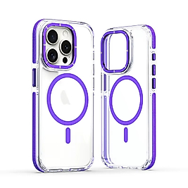 İPhone 16 Pro Max Magsafe Telefon Kılıfı Mor