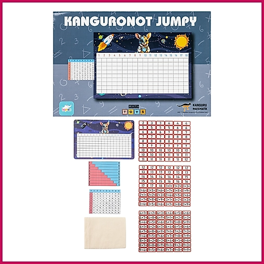 Kanguru Matematik Kanguronot Jumpy Oyunu - Toplama İşlemi Öğreten Uzay Macerası | Müfredata Uyumlu | 5-6 Yaş | 2-4 Oyuncu