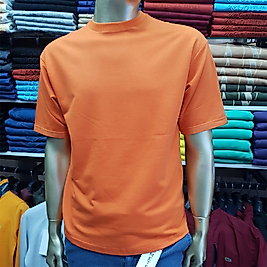 Düz Renk Erkek Penye Tişört
