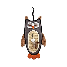 GiGwi Baykuş Şekilli Temalı Askılı Kedi Tırmalama Oyuncağı 7529