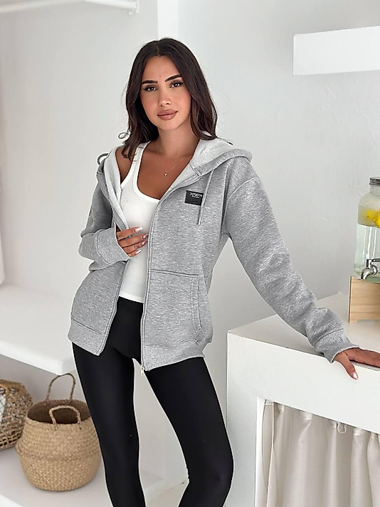 3 İPLİK KAPŞONLU SWETERS