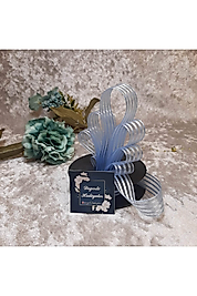 2.5 Cm Şerit Şifon Açık Mavi Kurdale 20 Mt.