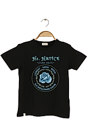 Yetişkin Kısa Kollu Bisiklet Yaka "Hz Hatice" Baskılı Tişört Mevsimlik Pamuklu