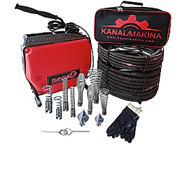 Kanal Gider Tıkanıklık Açma Makinesi ikili Set
