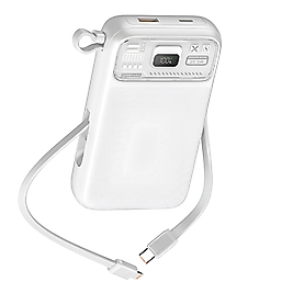20W + 15W PD 15W 10000 MAh Taşınabilir Powerbank (Beyaz)