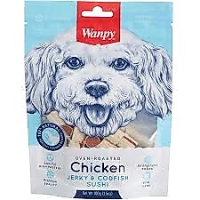 Wanpy Oven Roasted Tavuk Sargılı Morina Balığı 100 G, Köpek Ödülü