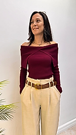 Zra Model Şal Yaka Triko Kazak