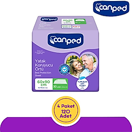 Canped Yatak Koruyucu Örtü (60x90 cm) 120 Adet