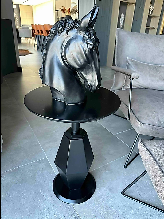 Tekli Mantar OSCAR Yan Sehpa Mdf Siyah 55 cm GD-MP0101-1