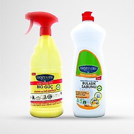 BIOZENITH 2'Lİ FIRSAT PAKETİ (BIO GÜÇ SARI + BULAŞIK SABUNU)