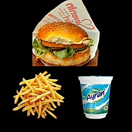 SevenBurger Schnitzel Menü