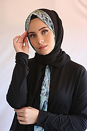 Bantlı Şifon Şal