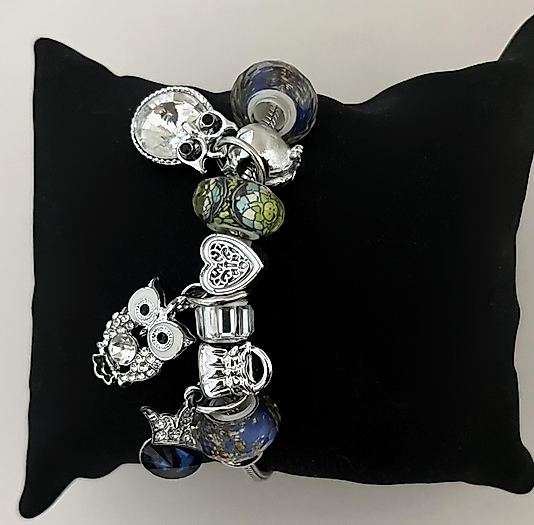 Silver Charmlı Pandora Bileklik