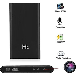 H2 Powerbank Kamera 5000 mAh + Dvr Gece Görüşlü 1080p