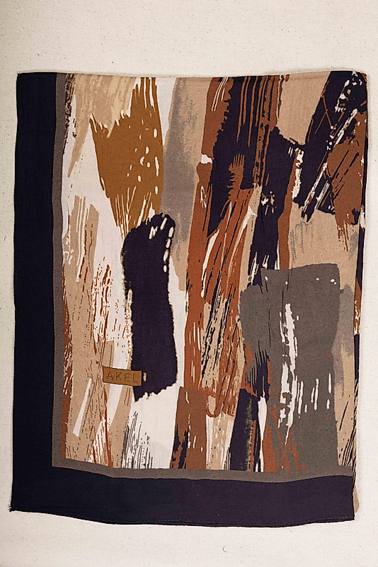 FLOOR İPEK ŞAL İTALYAN DİKİŞİ DESEN-4