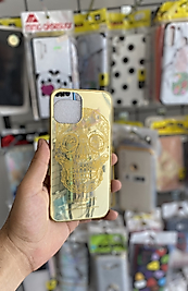 iPhone 12 Pro Max Aynalı Gold Telefon Kılıfı