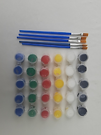 6'lı Boya ve Fırça