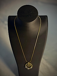 madalyon model  çelik kolye