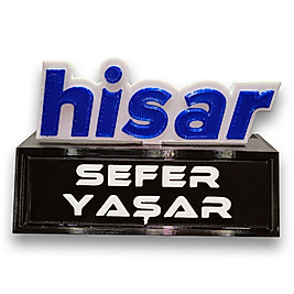 Hisar Sigorta Masa İsimliği