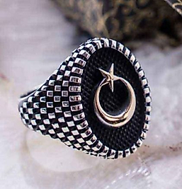 925 AYAR GÜMÜŞ TÜRK BAYRAĞI YÜZÜK