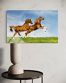 İkili At Cam Tablo