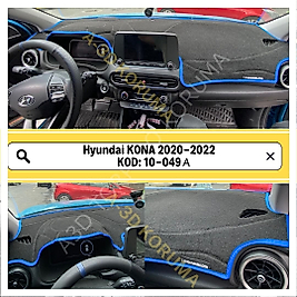 Hyundai Kona 2020 - 2022 Konsol Torpido A3D Koruma