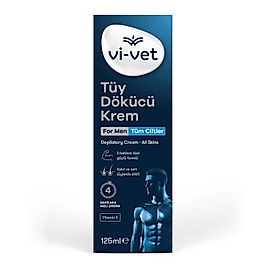 Vi vet VİVET Erkek Tüy Dökücü Krem Tüm Ciltler 125ml