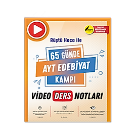 65 Günde AYT Edebiyat Video Ders Notları Rüştü Hoca