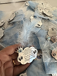Bebek Taçlı Bulut Magnet