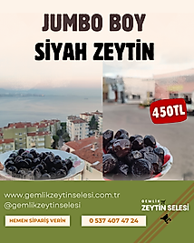 Jumbo Boy Siyah Zeytin özel