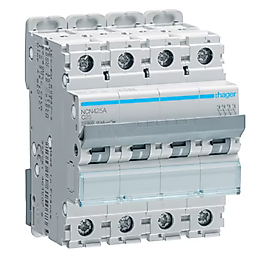 HAGER /MCB NCN425 4P 25A 10KA C-25A OTOMATİK SİGORTA